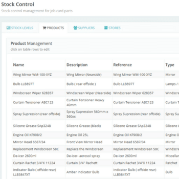 Stock Control